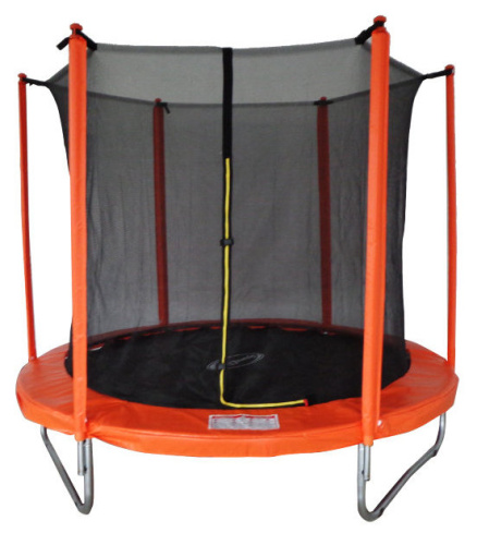 Батут 8FT 2,44м SportElite с защитной сеткой внутрь, оранжевый, MZ-8FT-O