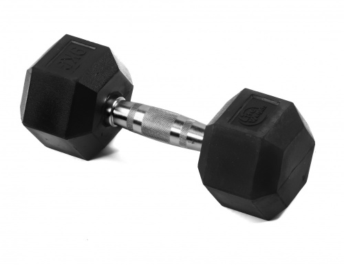 Гантель гексагональная обрезиненная Lite Weights 3185LW, 9кг