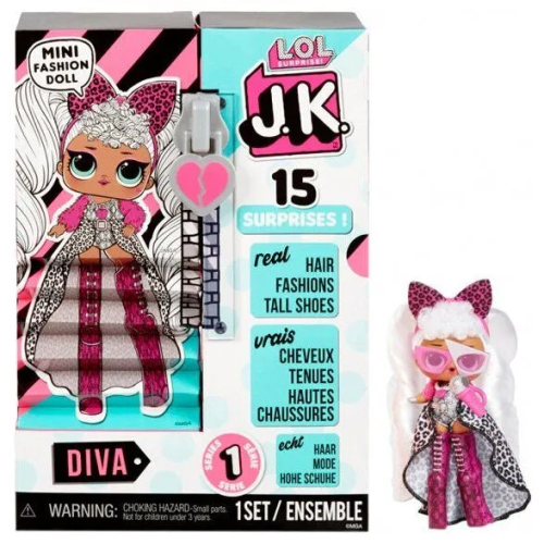 Кукла L.O.L. Surprise! Mini Fashion Doll JK Diva Серия 1 Мини Модницы Дива 570752 (розовый) фото 6