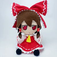 Мягкая игрушка Рейму Хакурей Reimu Фумо Touhou Project 20 см