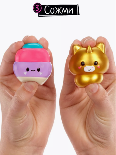 (1 шт) Флаффи Стаффиз Сквиш Мини Fluffie Stuffiez (в ассортименте) фото 6