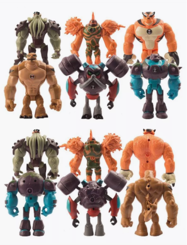 (Ben 10) Набор фигурок из 11 шт Бен 10 (3-13см) с подсветкой фото 5