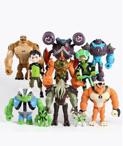 (Ben 10) Набор фигурок из 11 шт Бен 10 (3-13см) с подсветкой фото 2