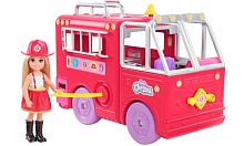 Игровой набор Barbie Челси и пожарная машина, HCK73