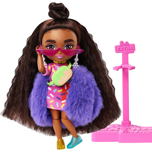 Кукла Barbie Экстра Минис HGP62-1 брюнетка фото 5
