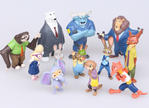 Набор фигурок Зверополис - Zootropolis 12 шт фото 6