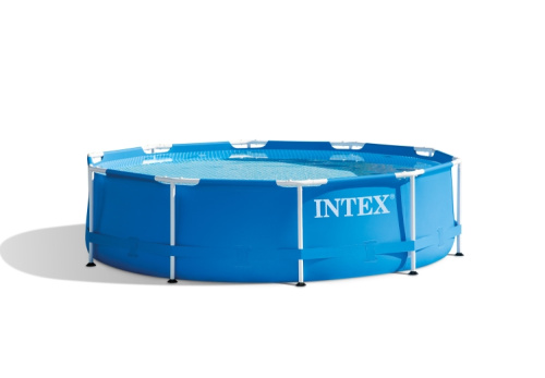 Каркасный бассейн Metal Frame Pool 366х76см + фильтрующий насос, INTEX - 28212
