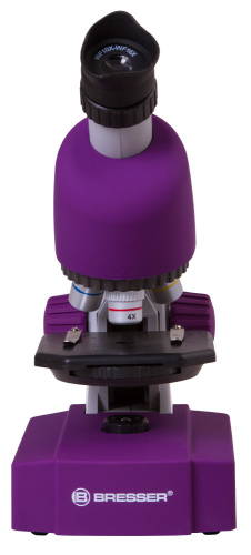 Микроскоп Bresser Junior 40x-640x, фиолетовый фото 8