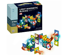 Светящийся магнитный конструктор Light Magnetic Blocks 49 деталей