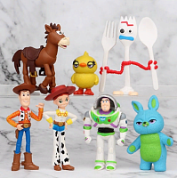 7 шт Набор Фигурок персонажей "История игрушек-4" (Toy Story 4)