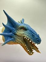 (синий дракон) Игрушка перчатка на руку Дракон