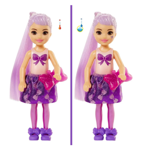 Кукла Barbie Челси Color Reveal Surprise Серия мерцания GWC59 фото 5