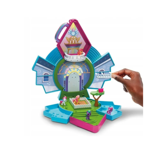  Игровой набор  Кристальный дом Hasbro My Little Pony mini World Magic Brighthouse 5 пони (2.5см) + 60 аксессуаров F3875 фото 9