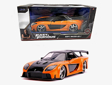 Машина Jada Toys Fast & Furious Han's Mazda RX-7 (чёрно-оранжевая) Машина Jada Toys Fast & Furious Han's Mazda RX-7 (чёрно-оранжевая)