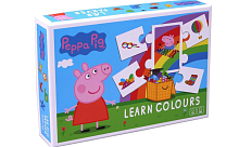 Настольная игра Peppa Pig learn colours Учим Цвета