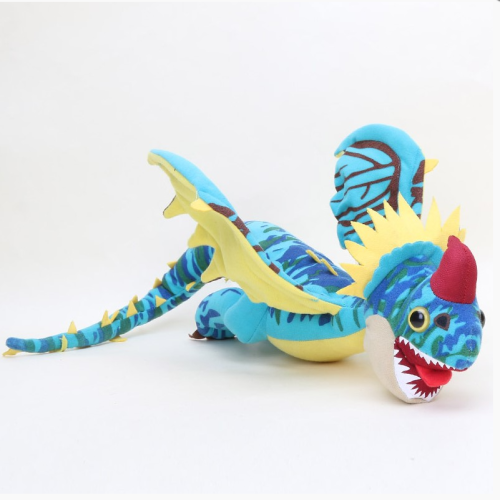(синий) Мягкая игрушка дракон Громгильда - Как приручить дракона