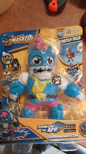 SM001BP Тянущаяся фигурка Supermasked со звуковыми датчиками фото 5