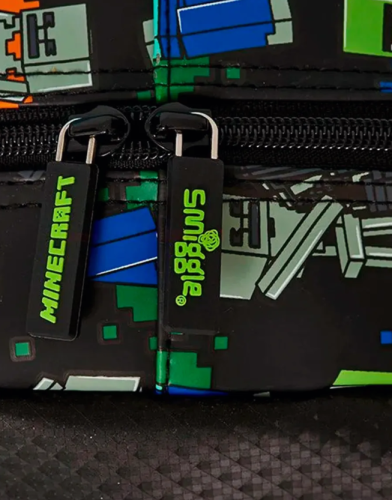 Рюкзак школьный Майнкрафт Крипер классический фото 3