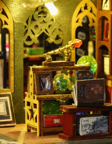 ES012 Музыкальный румбокс Конструктор деревянный Гарри Поттер фото 6