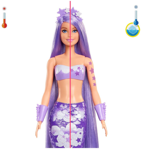 Кукла-сюрприз Barbie Color Reveal Rainbow Mermaid Series HCC46 фото 10