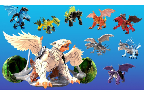 Mattel Mega Construx Breakout Beasts Яйцо сюрприз с драконом и слизью Прорыв Звери Серия 2 фото 5