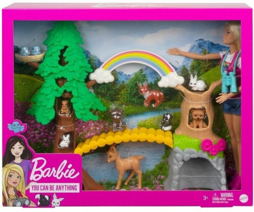 Набор Barbie Исследователь дикой природы кукла +аксессуары GTN60 фото 2