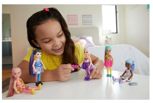 Кукла Barbie Челси Color Reveal Surprise Серия мерцания GWC59 фото 8