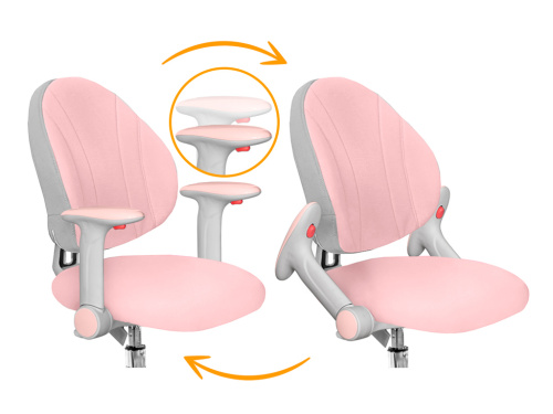 Детское кресло Mealux EVO Mio (Y-407 KP) (Цвет обивки:Розовый) фото 4