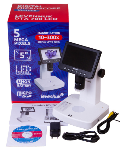 Микроскоп цифровой Levenhuk DTX 700 LCD фото 2
