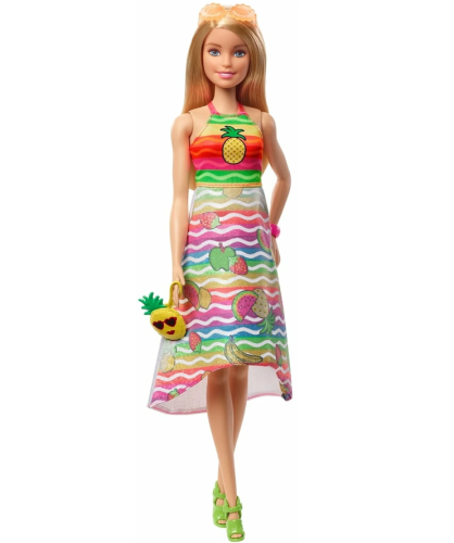 Кукла Barbie Крайола Радужный фруктовый сюрприз, 29 см, GBK17 (GBK18) фото 2