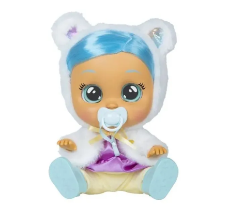 (синий мишка) Кукла Кристал IMC Toys Cry Babies Dressy Kristal Плачущий младенец 87752 фото 2