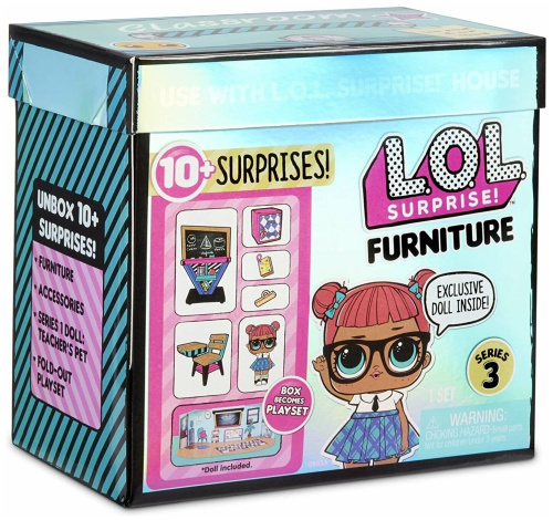 (Школьный класс) Игровой набор L.O.L. Surprise Furniture Серия 3 Classroom with Teacher's Pet  570028