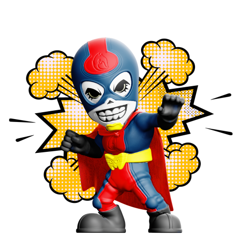 SM002BP Тянущаяся фигурка Supermasked со звуковыми датчиками фото 10