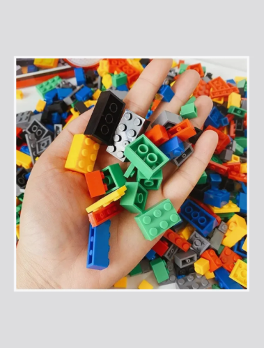 Конструктор Набор кубиков: основные элементы (1000 деталей) фото 3