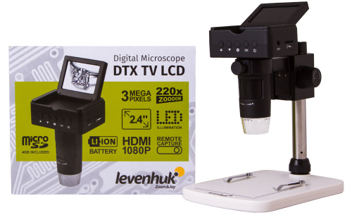Микроскоп цифровой Levenhuk DTX TV LCD фото 3