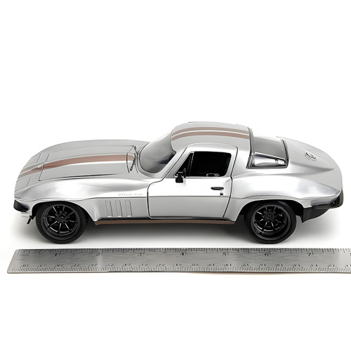 (серый) Машина Jada Fast and Furious Letty's Chevrolet Corvette фото 6