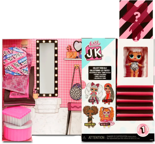 Кукла L.O.L. Surprise! Mini Fashion Doll JK Diva Серия 1 Мини Модницы Дива 570752 (розовый) фото 5