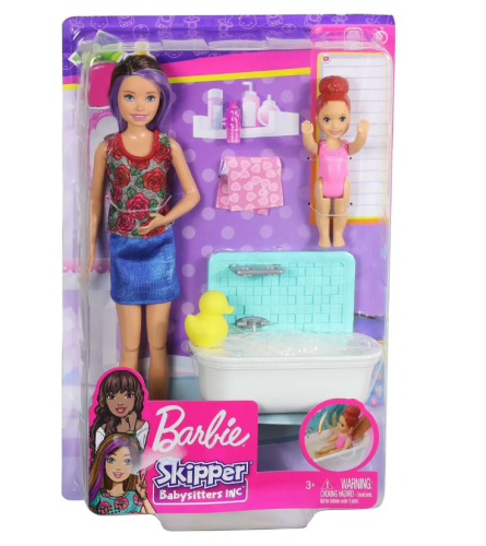 Набор Barbie Няня Купание FXH05 Барби фото 2