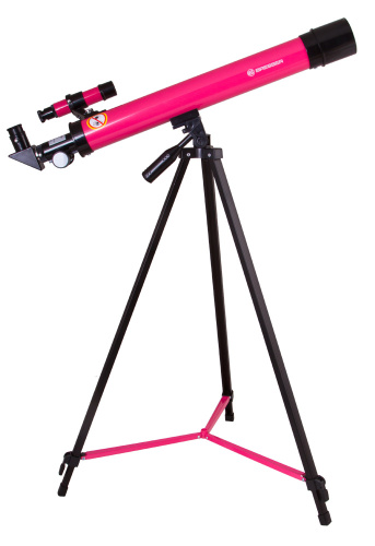 Телескоп Bresser Junior Space Explorer 45/600 AZ, розовый фото 4