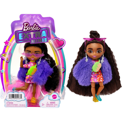 Кукла Barbie Экстра Минис HGP62-1 брюнетка фото 8