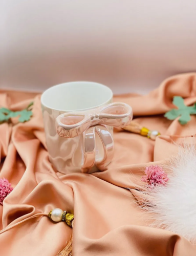 Кружка с бантиком подарочная pinterest фото 3