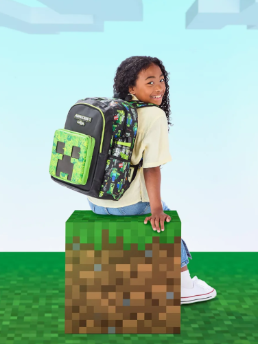 Рюкзак школьный Майнкрафт Крипер классический фото 6