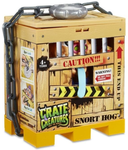 549253 Интерактивная игрушка Crate Creatures Snort Hog (Снорт) Монстр в клетке фото 7