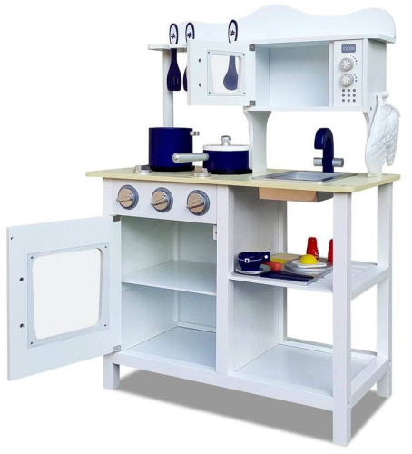 Кухня игровая Lanaland "Фьюжн" белая с набором посуды W10C045 фото 4