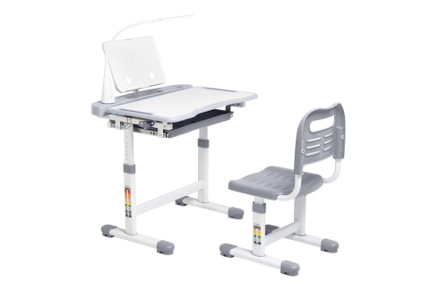 Cubby детская парта для дома со стульчиком Vanda Grey (Ширина: 700мм / Глубина: 550мм) фото 3