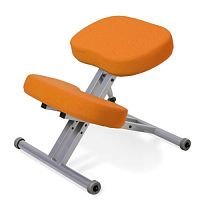 Smartstool  Металлический коленный стул KM01 Gray с чехлом персиковый