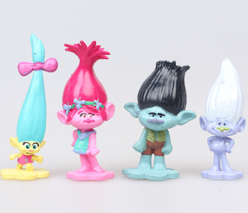 (Тролли 12 шт) Набор фигурок из мультфильма Тролли - Trolls фото 2