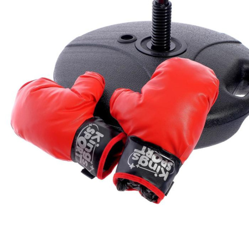 Kings Sport Набор для бокса «Нокдаун», напольная груша, перчатки, 81-120 см фото 4