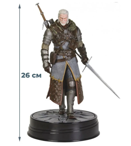 Фигурка Ведьмак Геральт в доспехах (Witcher) 26 см фото 3