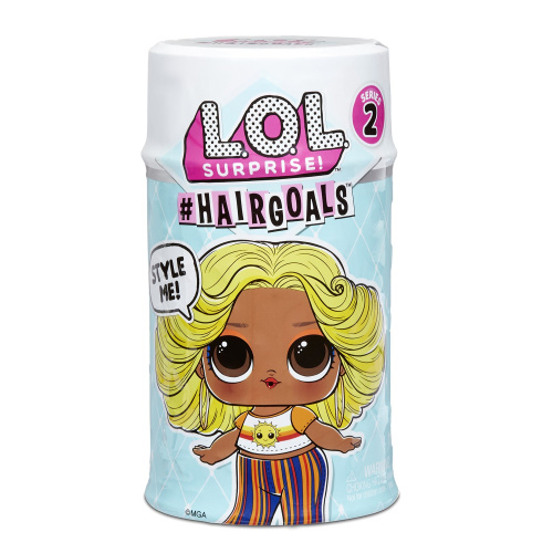 572657 LOL 2 серия MGA Entertainment Кукла капсула лол Hair Goals с волосами